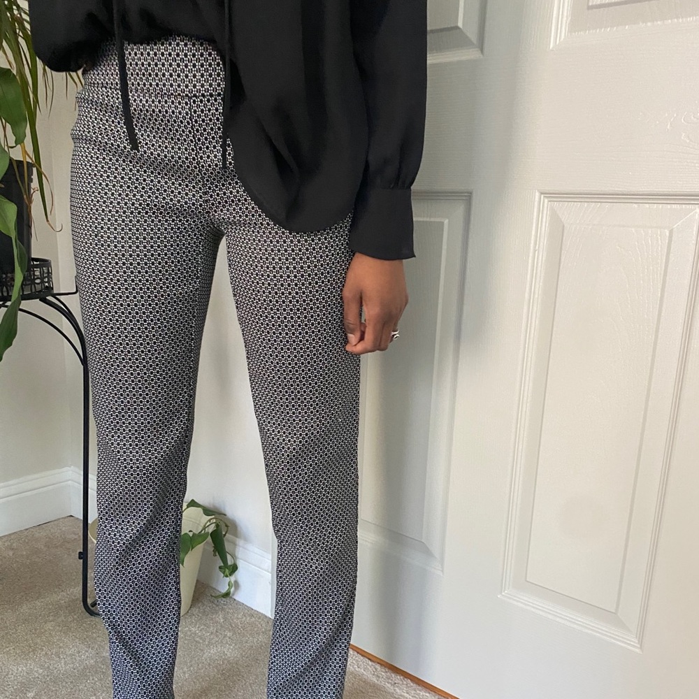 B&W Patterned Slacks